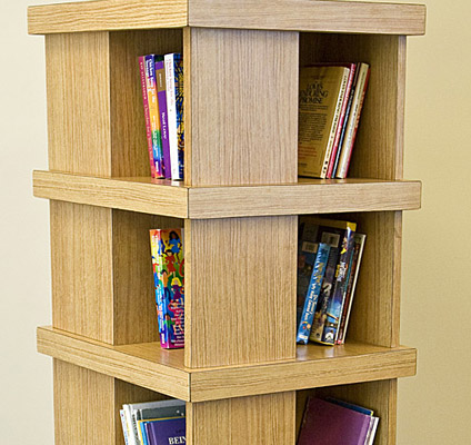 Tall freestanding bookcase