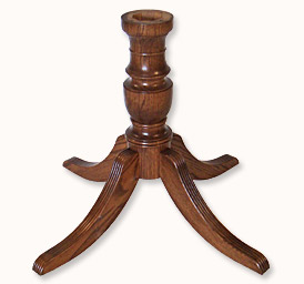 Legacy wood table base