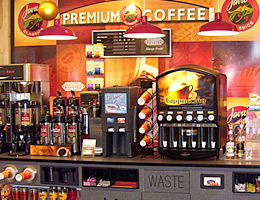 Convenience Store Coffee Counter