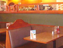 Booths at Fryn Pan Restaarant