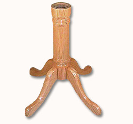 Traditional wood base